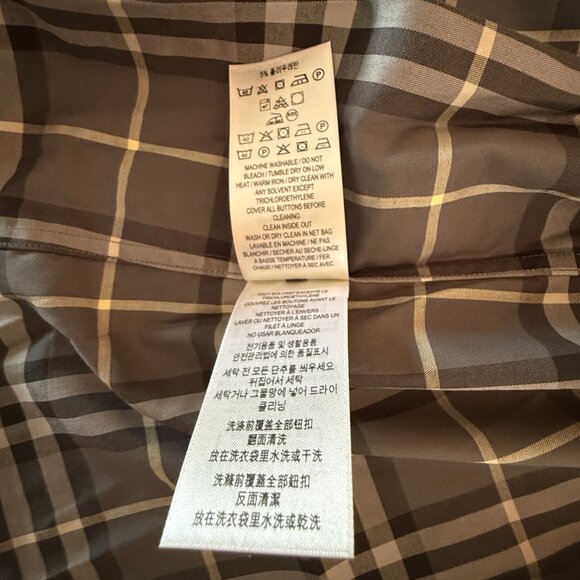 Burberry Men's SHEFFORD Gray Check Short Sleeve Shirt 8084691 - Picture 10 of 14